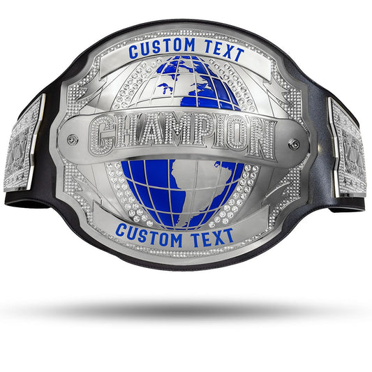 TrophySmack Blinged Out 7lb Custom Championship Belt - Platinum