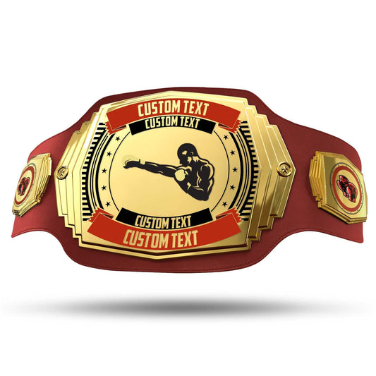 TrophySmack Boxing 6lb Customizable Championship Belt