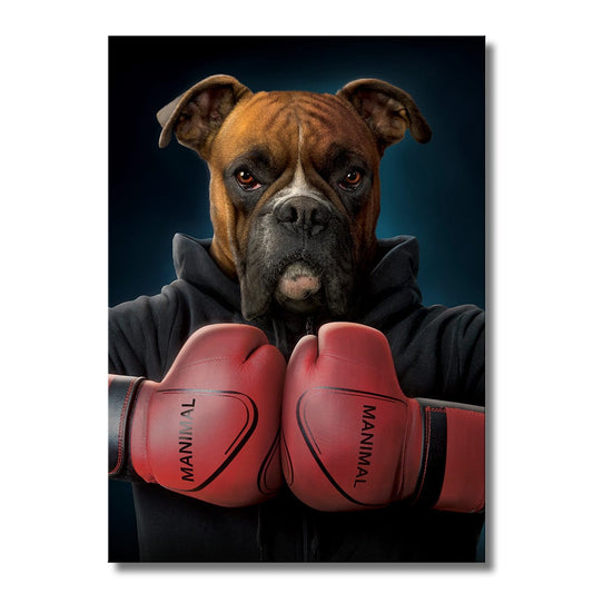 TrophySmack Boxing Boxer - Metal Wall Art
