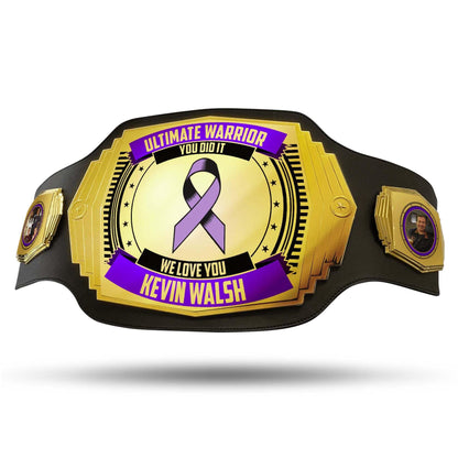 TrophySmack Cancer Survivor 6lb Customizable Championship Belt