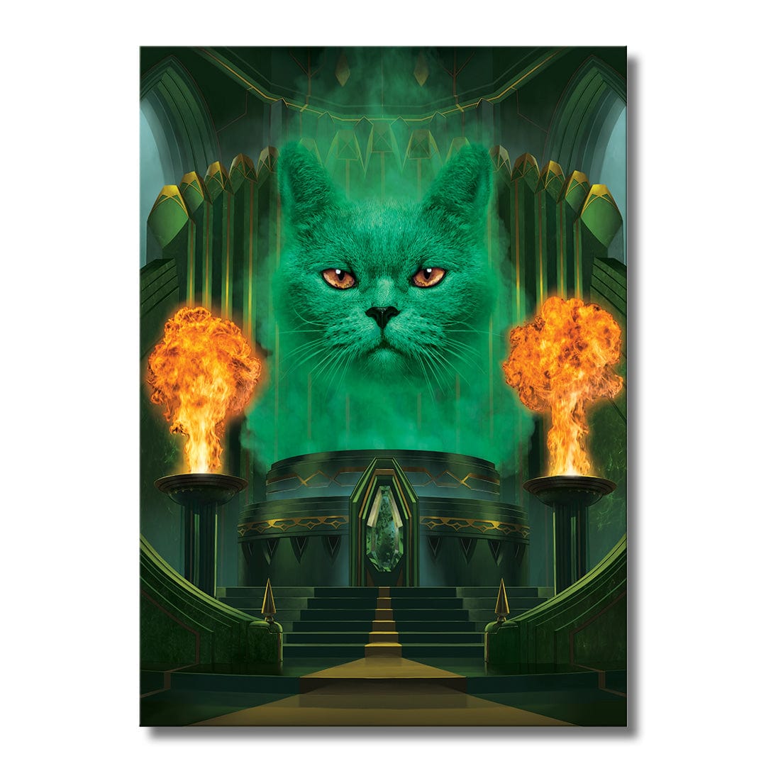 TrophySmack Cat the Great and Powerful - Metal Wall Art