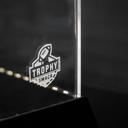 TrophySmack Championship Belt Display Case with LED Lighting