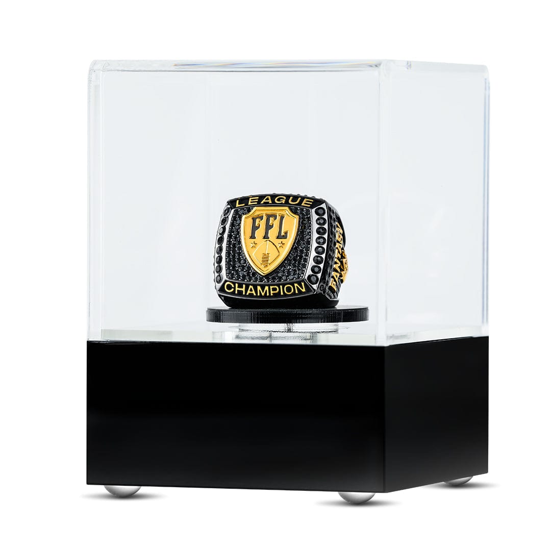 Championship Ring Spinning Display Case TrophySmack