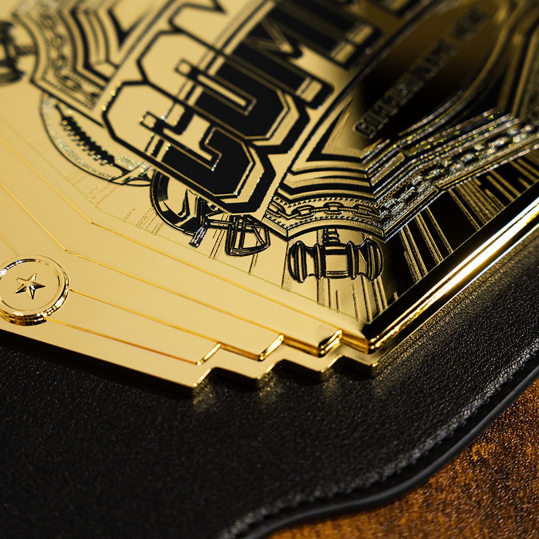 TrophySmack Commish 2lb Fantasy Football Custom Championship Belt