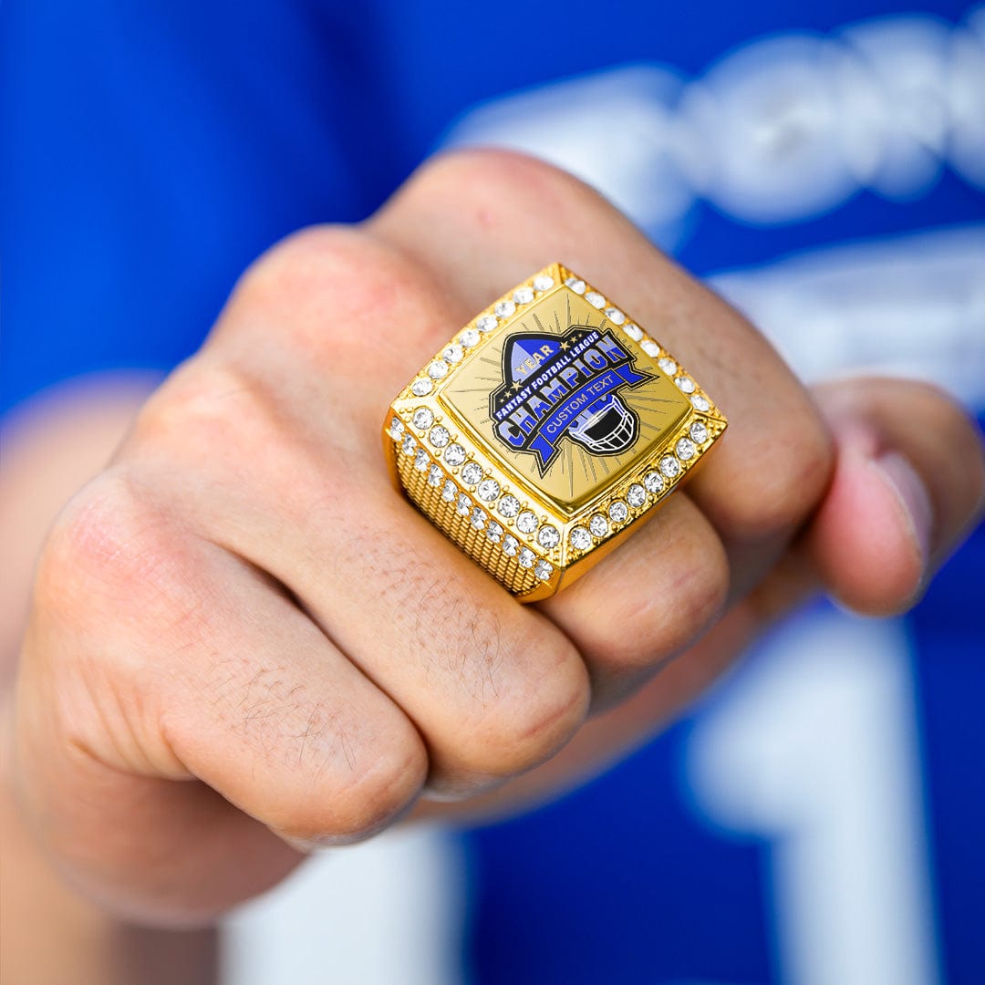 Fantasy Football Championship Rings Custom TrophySmack
