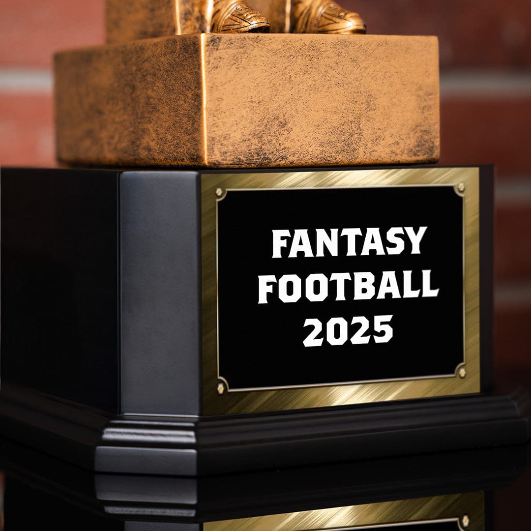 TrophySmack Custom Fantasy Football Square Base Trophy