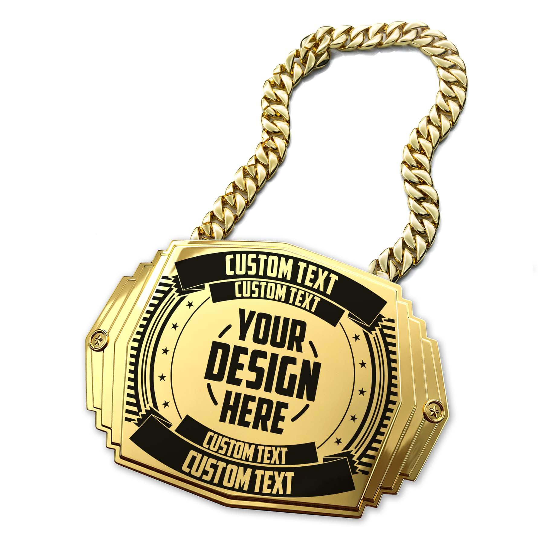 Tjr Custom Chain Turnover Chain: Custom Football Chains - TrophySmack