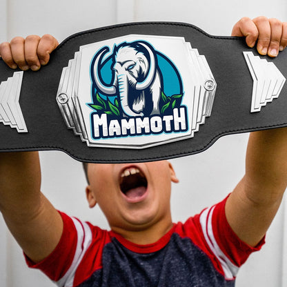 TrophySmack Design Your Own 2lb Championship Belt - Youth Size Title Belt