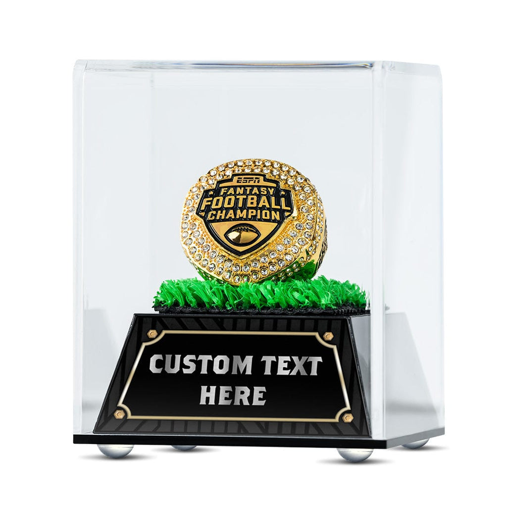 trophysmack design your own championship ring display case