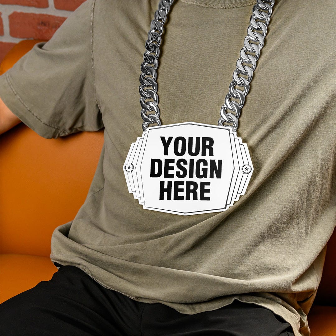 Custom Chain Designs 3lb Design Your Own Custom Turnover Chain - TrophySmack