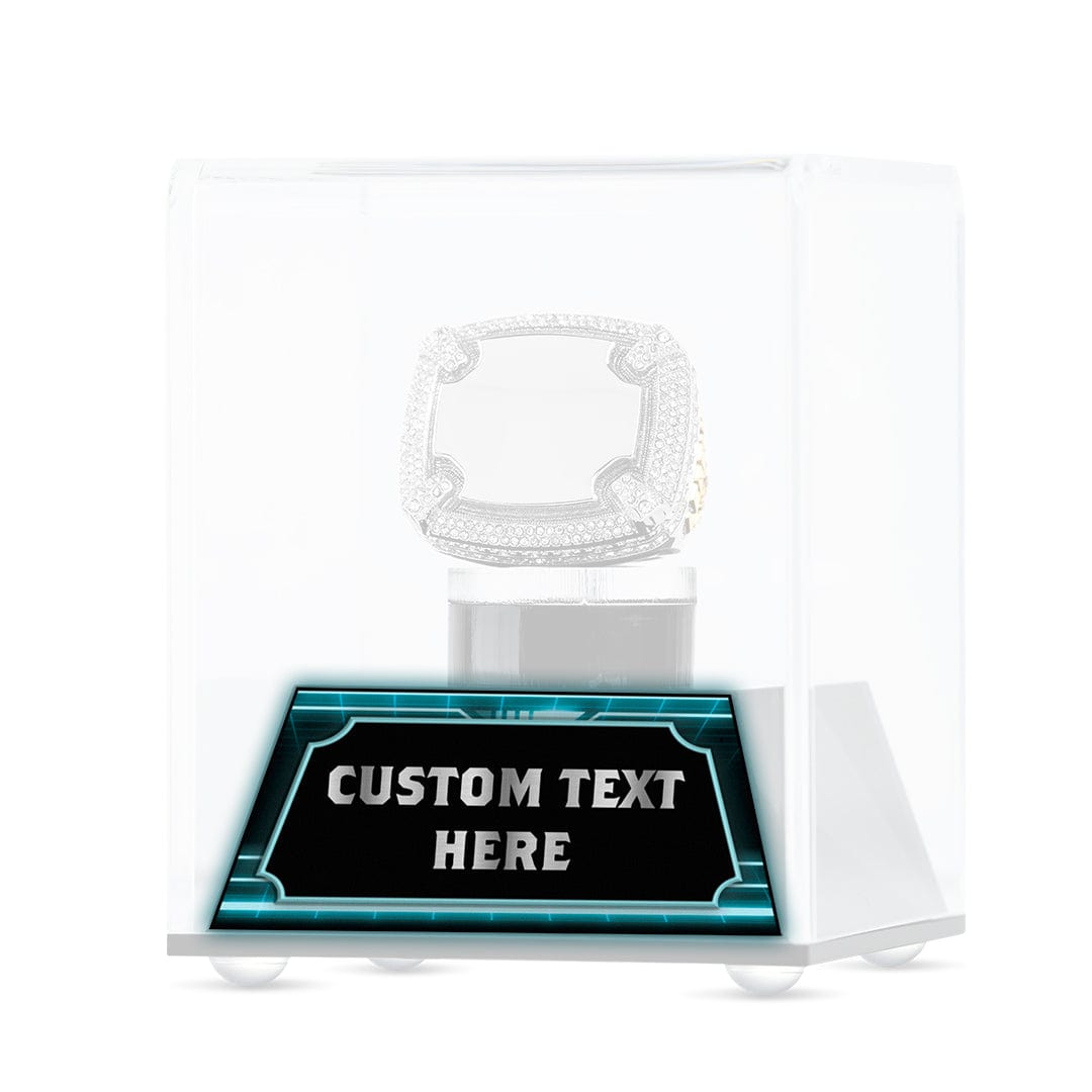 TrophySmack "Design Your Own" Name Plate for Ring Case