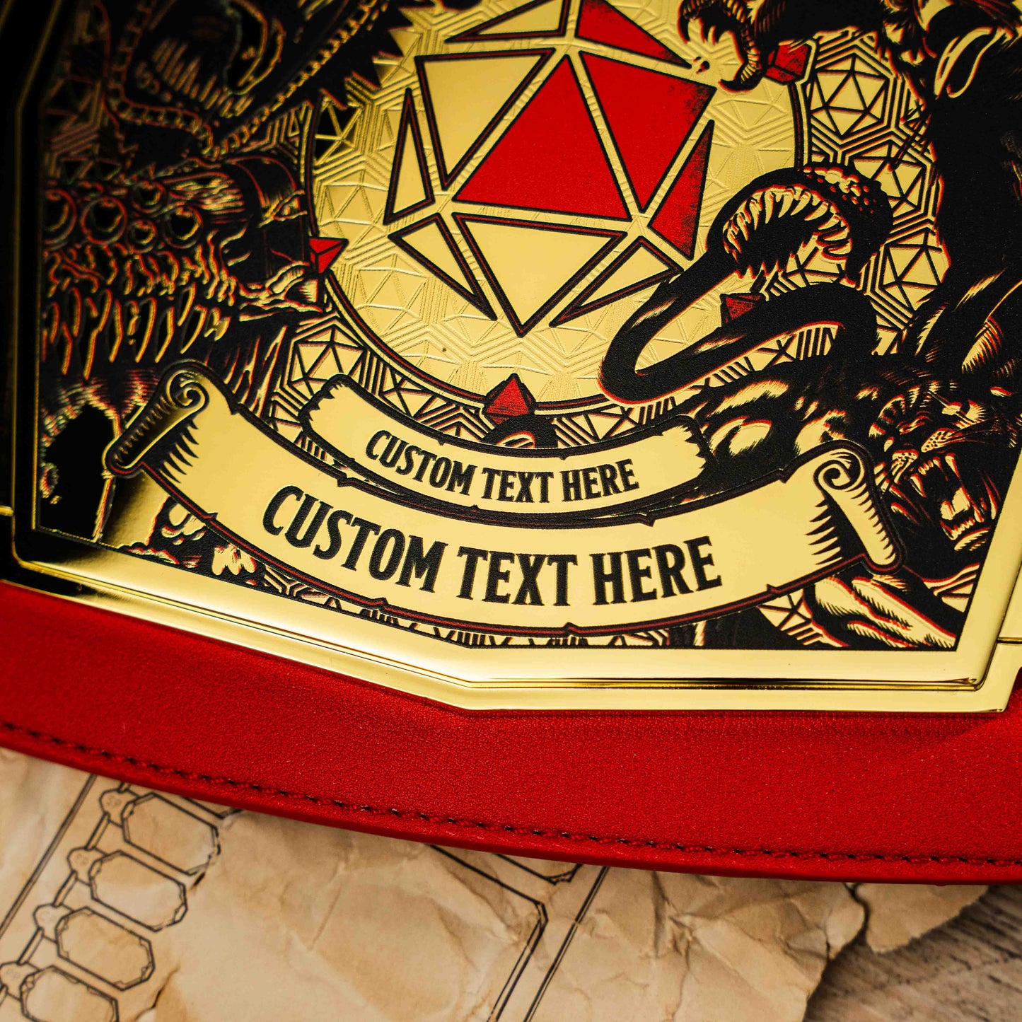 TrophySmack Dungeons & Dragons 2lb Championship Youth Belt