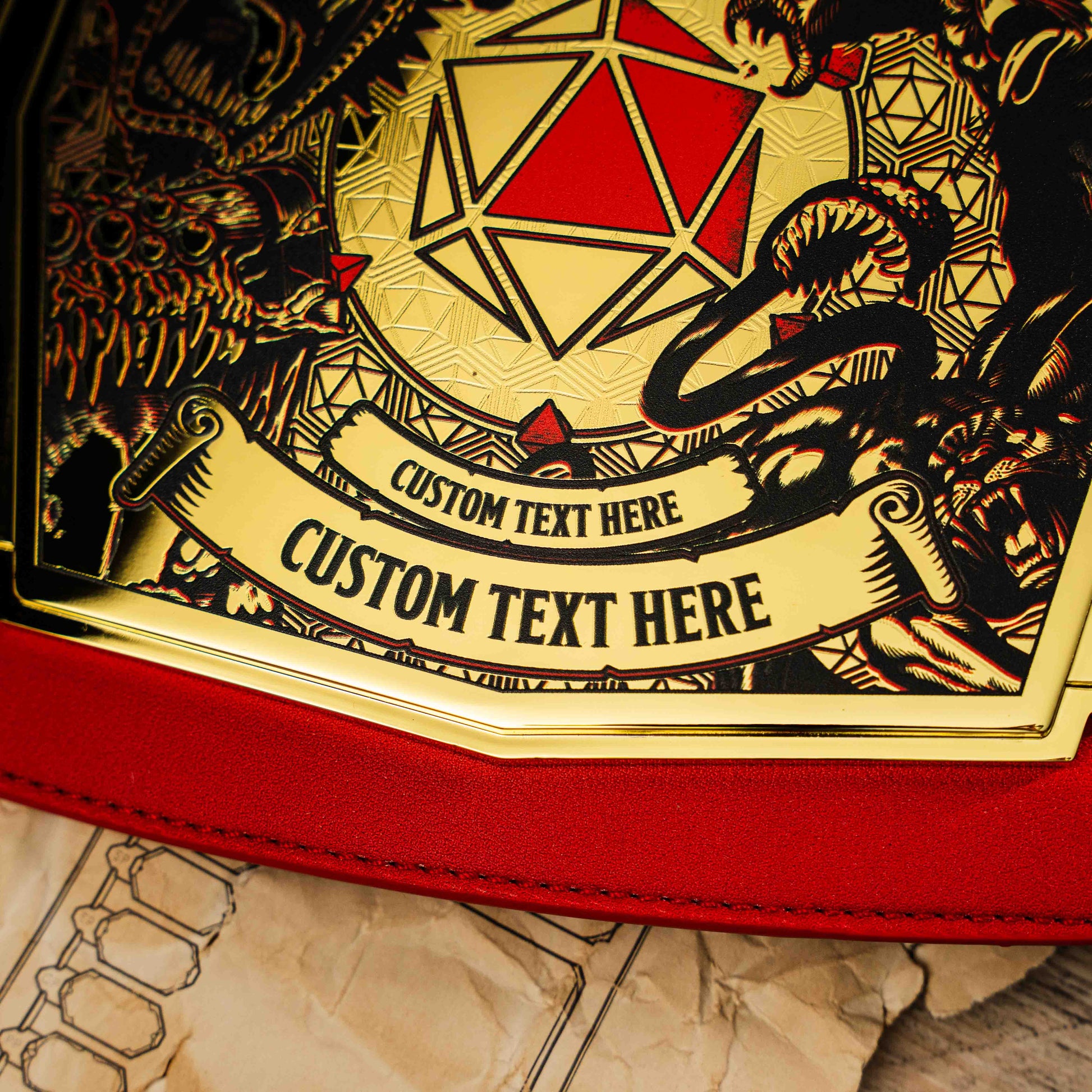 TrophySmack Dungeons & Dragons 2lb Championship Youth Belt