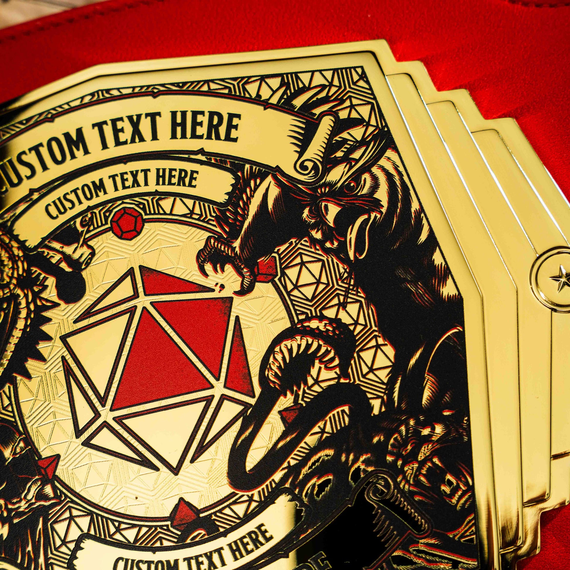 TrophySmack Dungeons & Dragons 2lb Championship Youth Belt