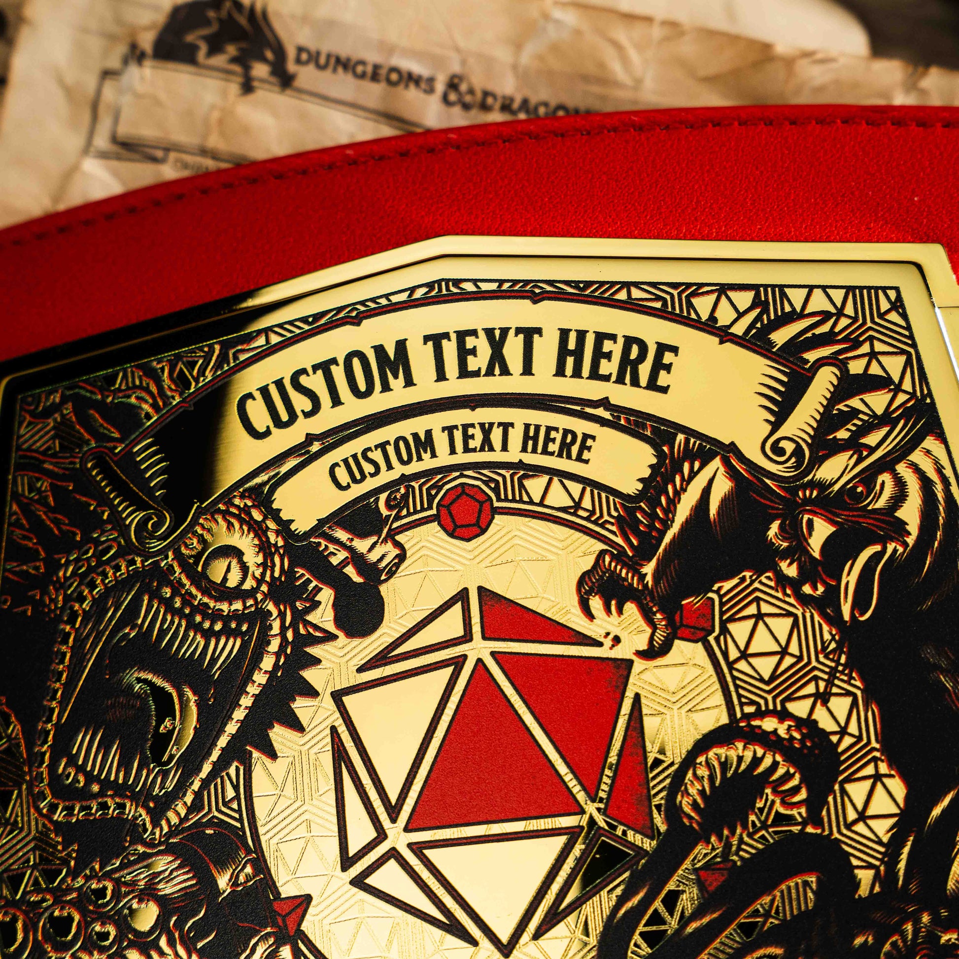 TrophySmack Dungeons & Dragons 2lb Championship Youth Belt