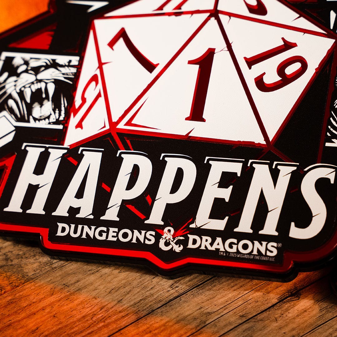 TrophySmack Dungeons & Dragons Crit Happens Chromatic Chain