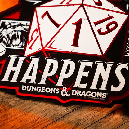 TrophySmack Dungeons & Dragons Crit Happens Chromatic Chain