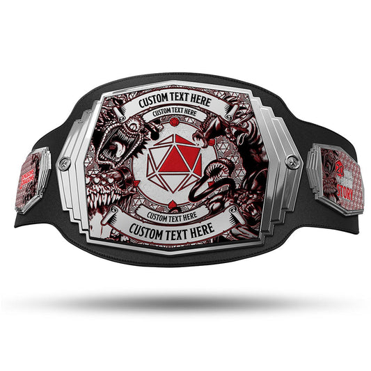 TrophySmack Dungeons & Dragons Custom Campaign Completion Belt