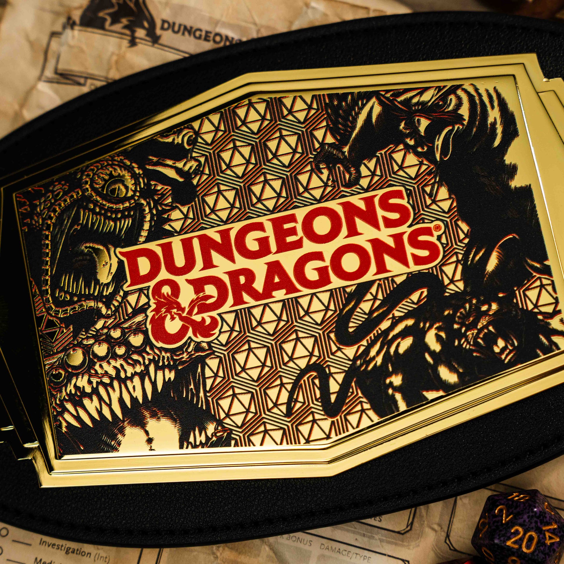 TrophySmack Dungeons & Dragons Mini 1lb Championship Belt