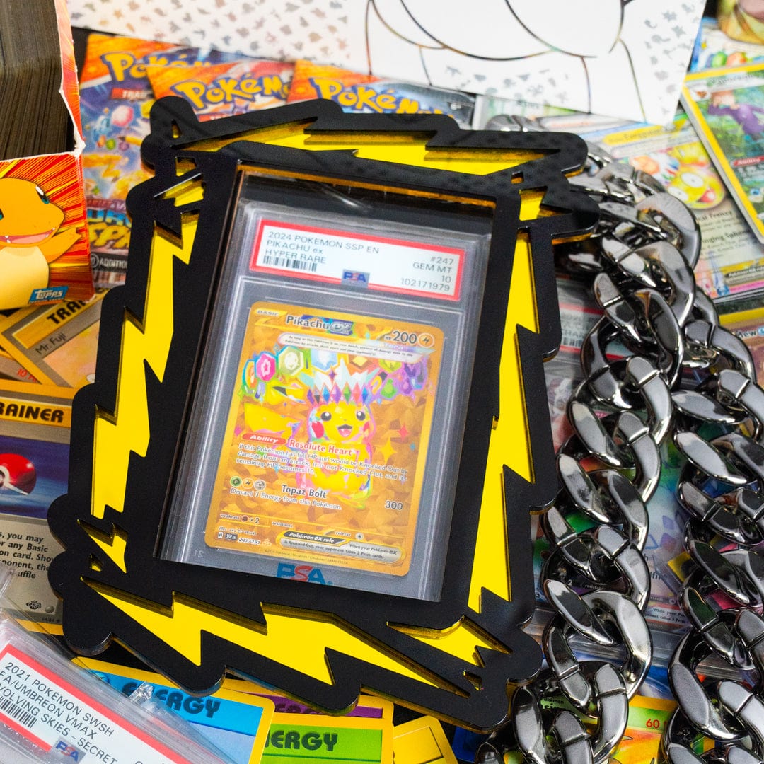 graded card chain Electric Card Slab Display Chain