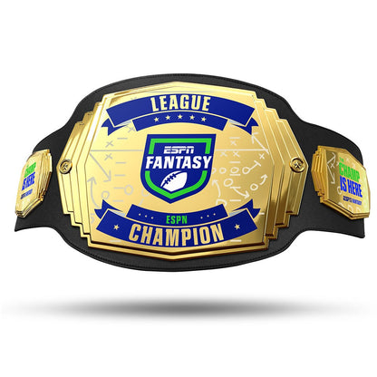 TrophySmack ESPN 6lb Fantasy Football Custom Championship Belt