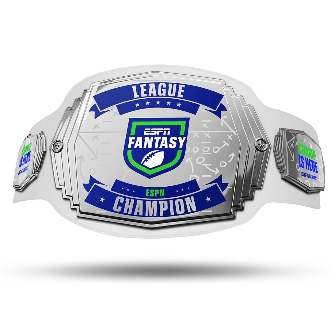 TrophySmack ESPN 6lb Fantasy Football Custom Championship Belt