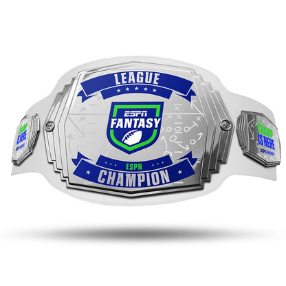TrophySmack ESPN 6lb Fantasy Football Custom Championship Belt