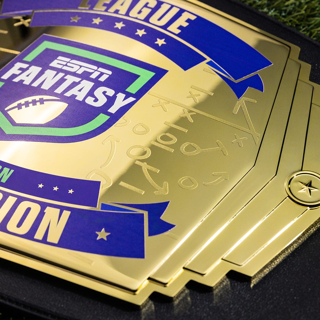 TrophySmack ESPN 6lb Fantasy Football Custom Championship Belt