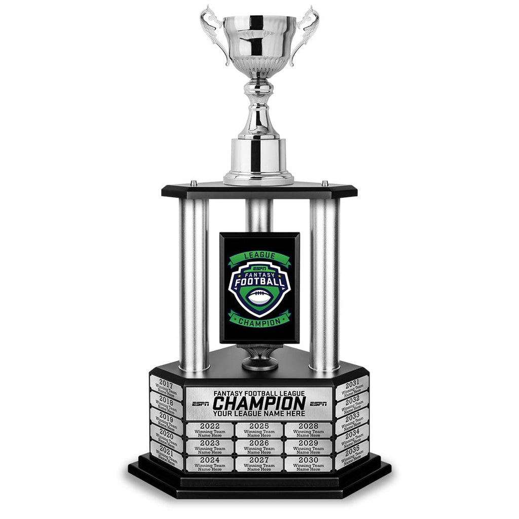 Perpetual ESPN Fantasy Football Championship Trophy TrophySmack