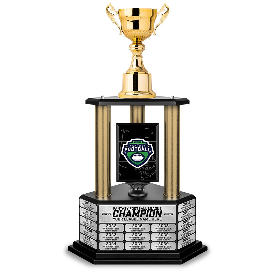 TrophySmack Exclusive Perpetual ESPN Fantasy Football Championship Trophy