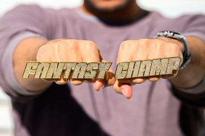TrophySmack Fantasy Champ Multi-Finger Bling Rings