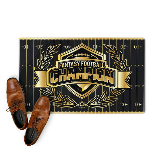 TrophySmack Fantasy Football Champion Doormat