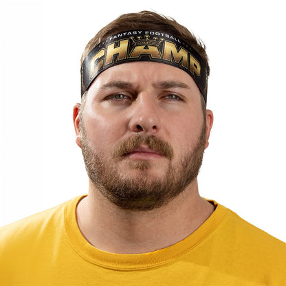 TrophySmack Fantasy Football Champion Headband/RallyWave Flag