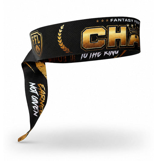 TrophySmack Fantasy Football Champion Headband/RallyWave Flag