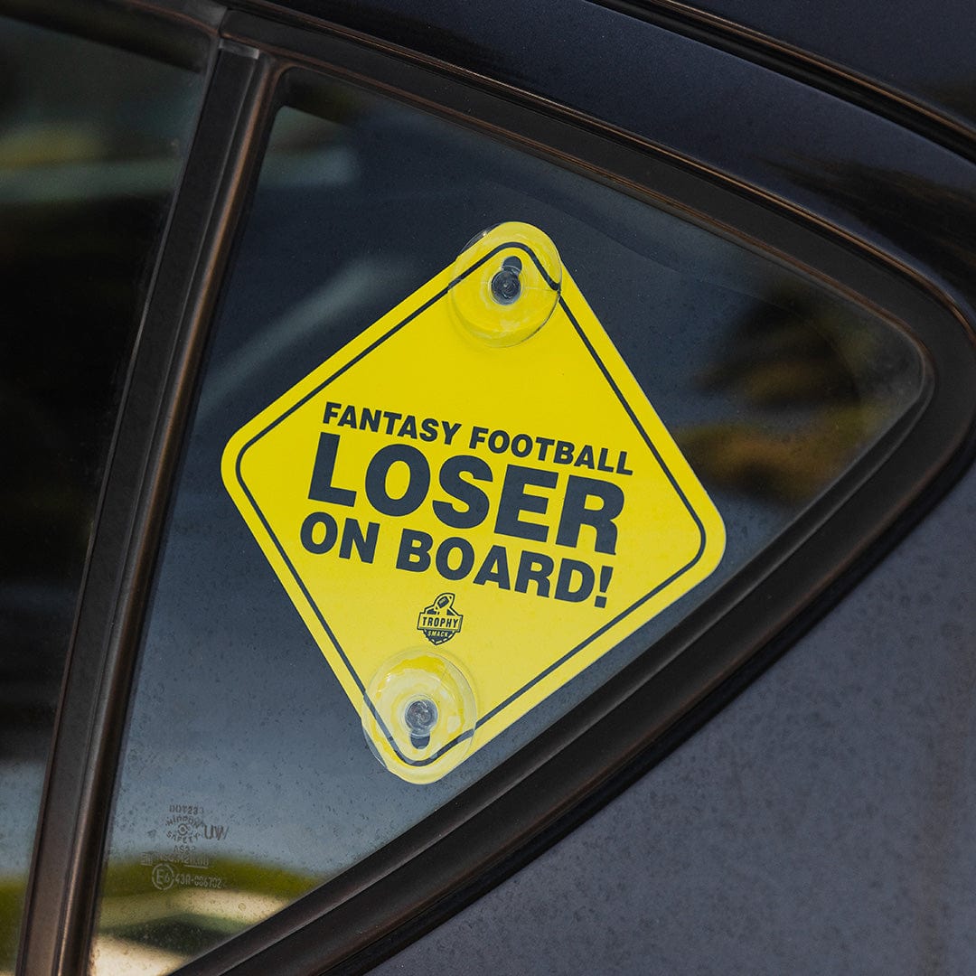 TrophySmack Fantasy Football Loser on Board Sign