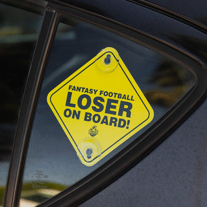 TrophySmack Fantasy Football Loser on Board Sign