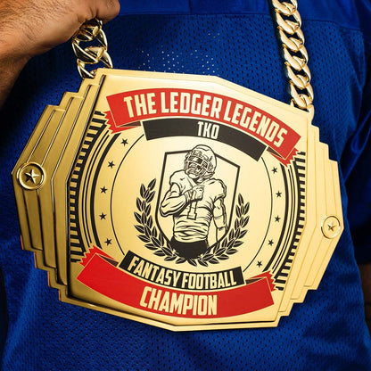 TrophySmack Fantasy Football XL Champion Turnover Chain 5lb.