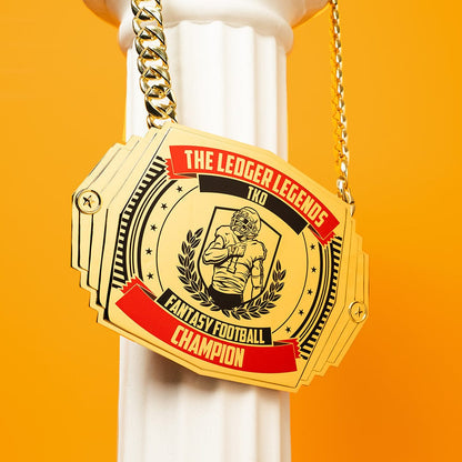 TrophySmack Fantasy Football XL Champion Turnover Chain 5lb.