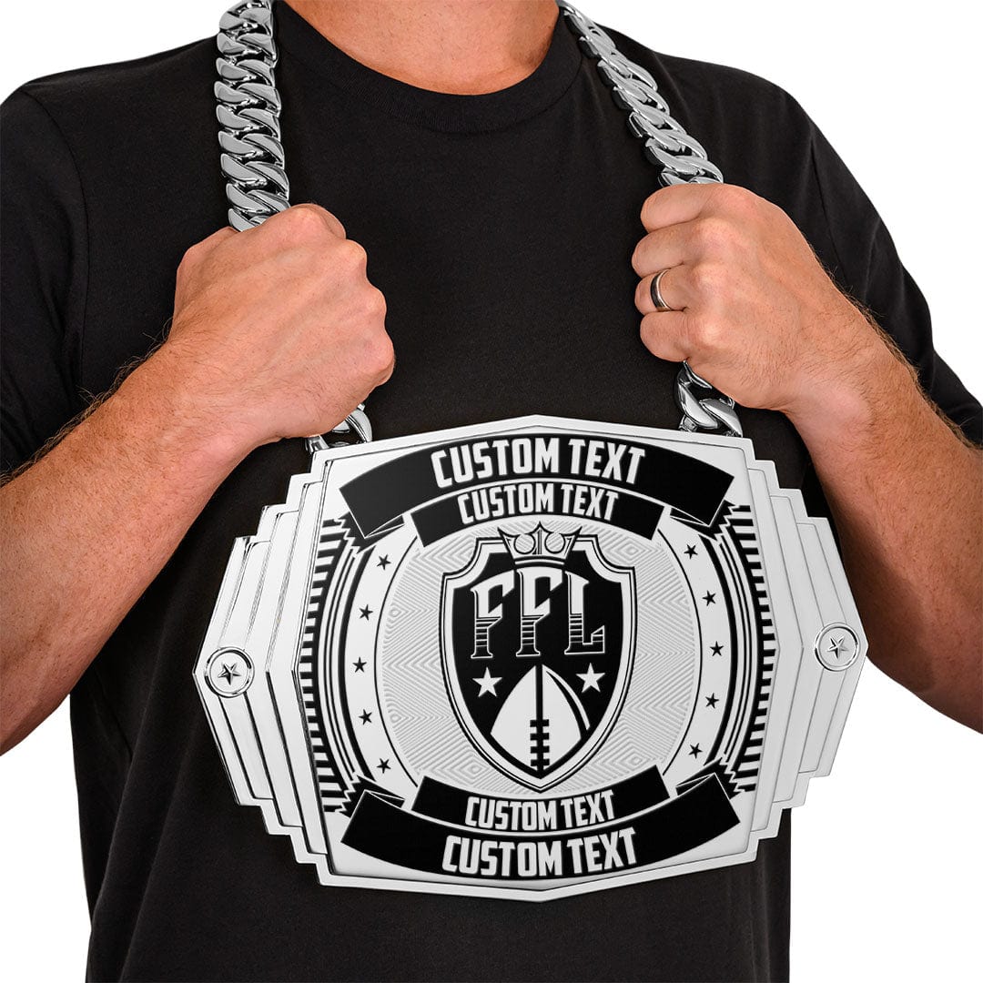 Tjr Custom Chain Turnover Chain: Custom Football Chains - TrophySmack