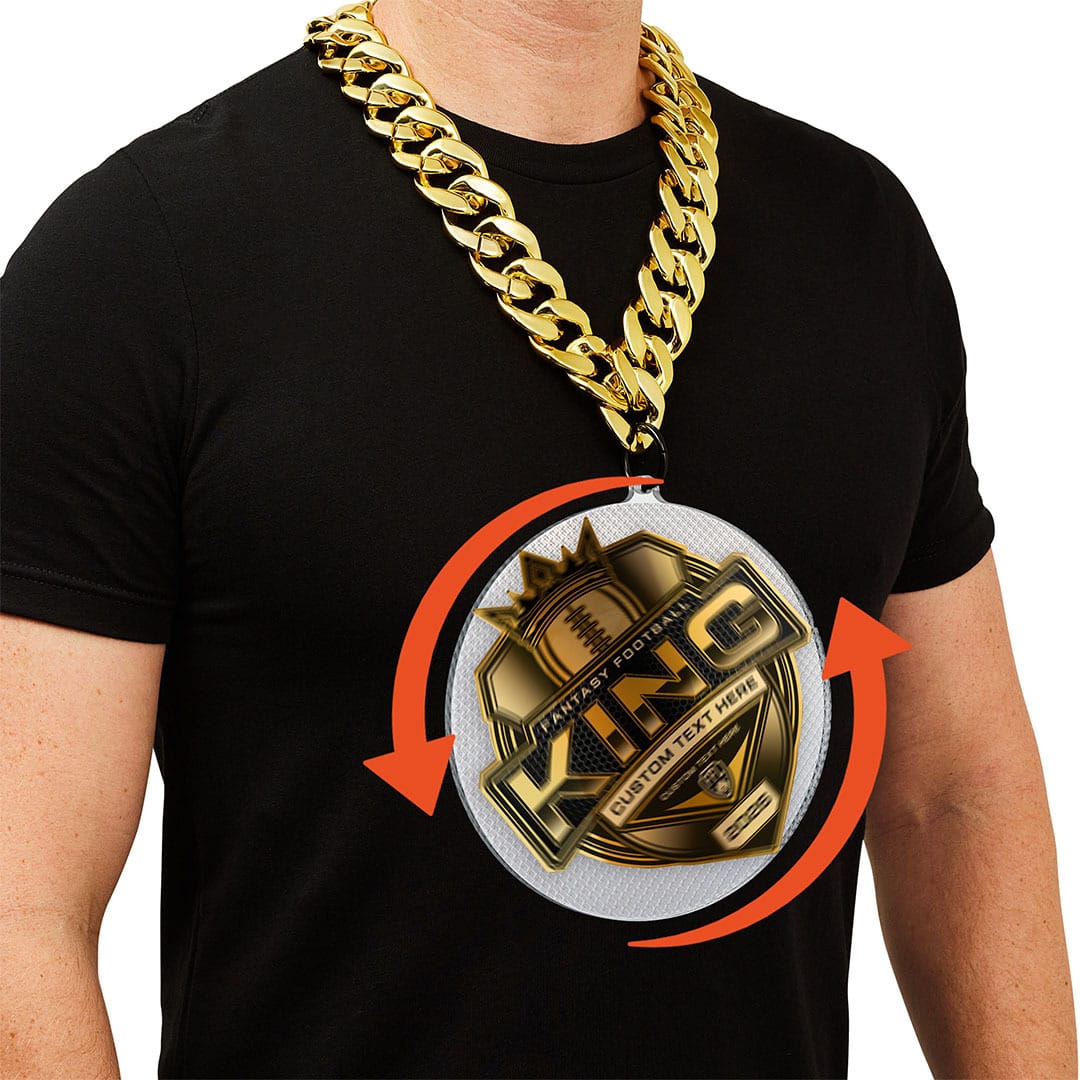 TrophySmack FFL King Custom Spinning Chromatic Chain