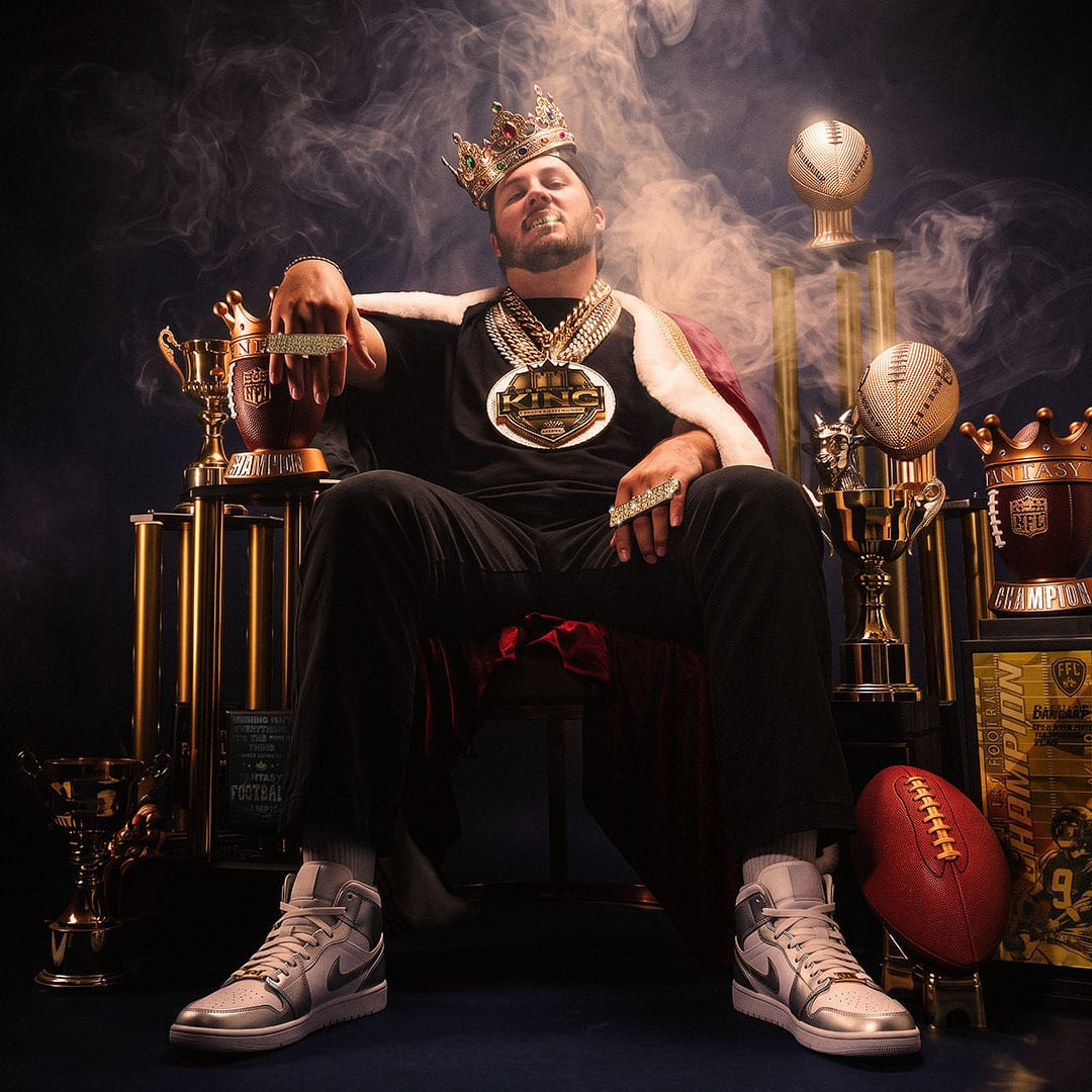 TrophySmack FFL King Custom Spinning Turnover Chain