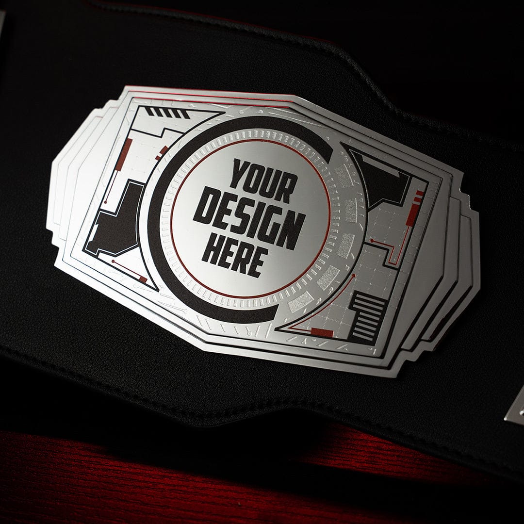 TrophySmack Futuristic 6lb Custom Championship Belt
