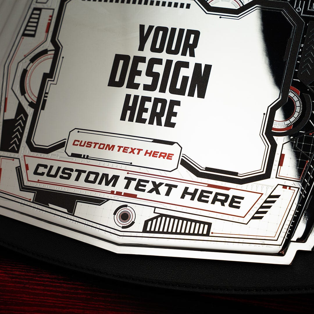 TrophySmack Futuristic 6lb Custom Championship Belt