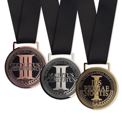 TrophySmack Gladiator Fantasy Football Medal Bundle (NSFW Edition)