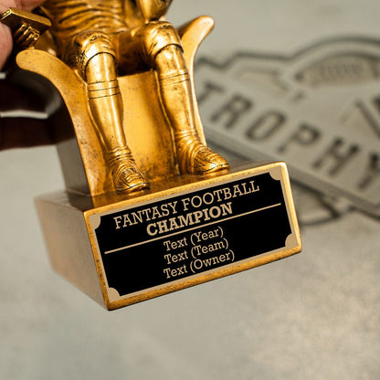 TrophySmack Golden Player Fantasy Football Trophy