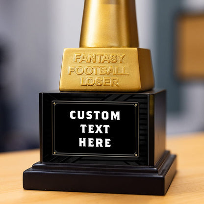 TrophySmack Golden Toilet Trophy - Loser Award