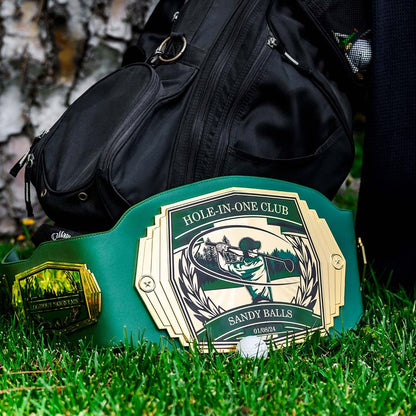 TrophySmack Golf Swing 6lb Customizable Championship Belt