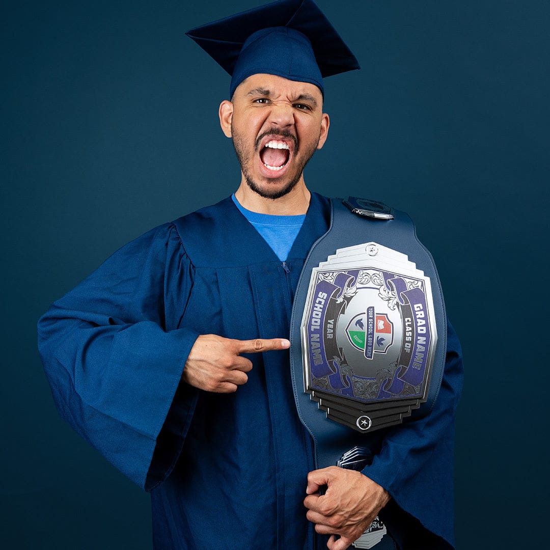 TrophySmack Graduation Gift 6lb Regal Championship Belt