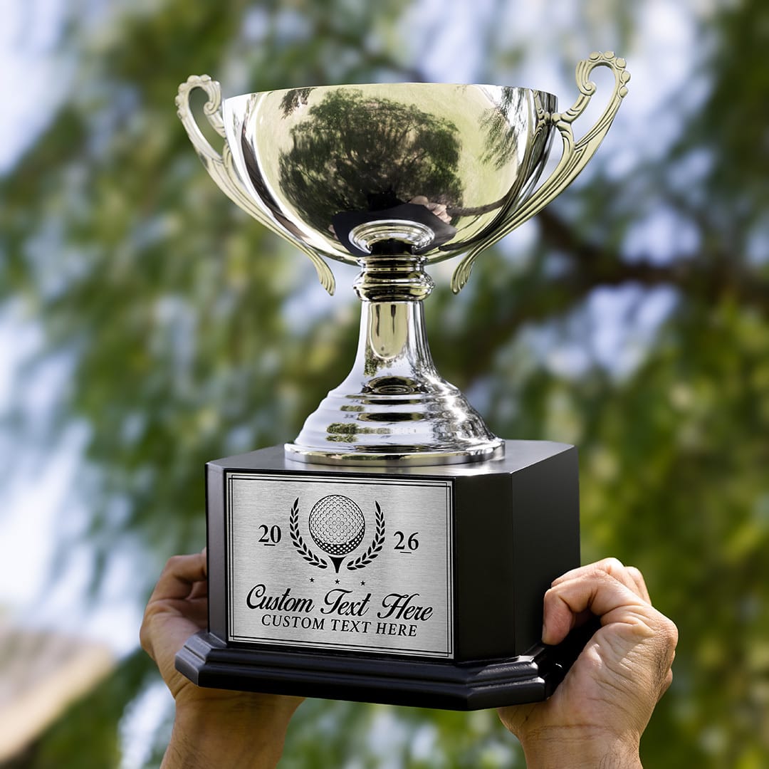 TrophySmack Grand Champion Golf Trophy