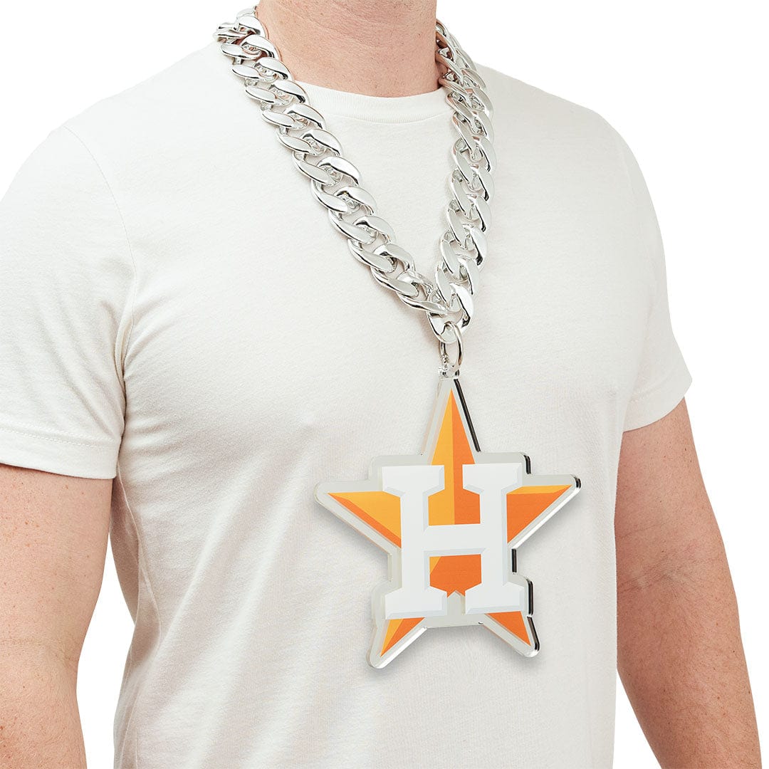 Astro Chain Houston Astros MLB Chromatic Turnover Chain - TrophySmack